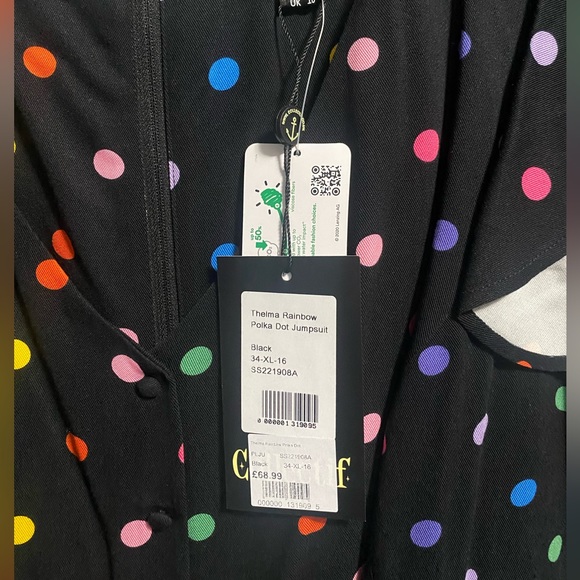 NWT Collectif Thelma Jumpsuit - XL - Picture 4 of 5